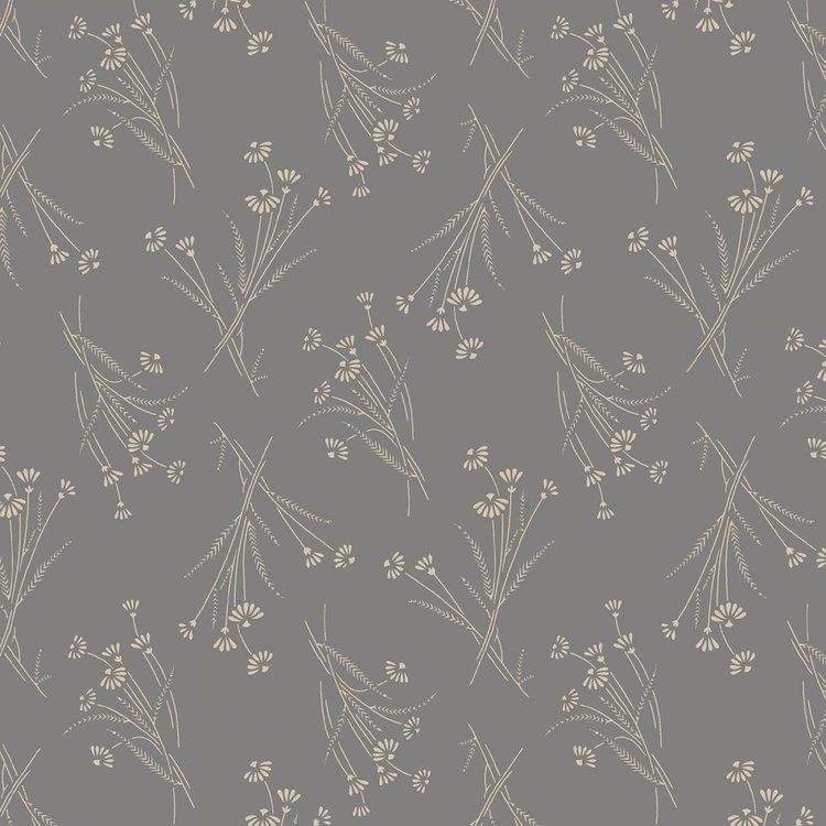 Marcus Fabrics dubbelbreed grijs takje