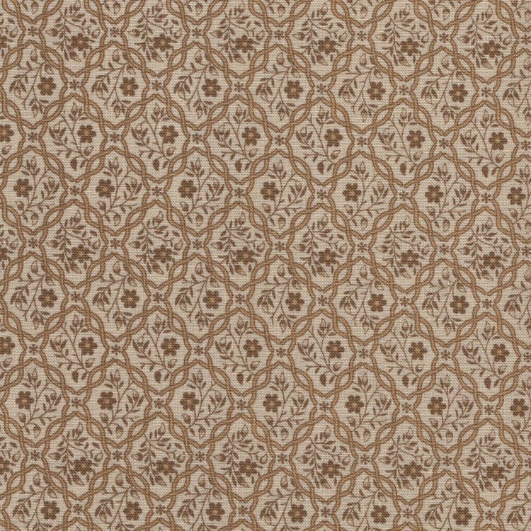 Andover Di Ford Oak Alley  ecru bruin trellis