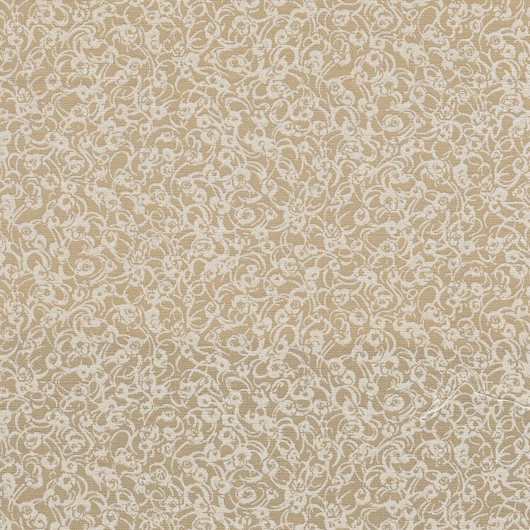 Stof a/s colour harmony wit op tan werkje