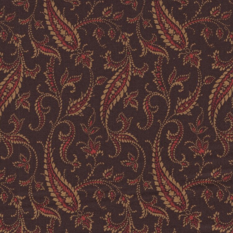 Andover Bridgeport bruin paisley