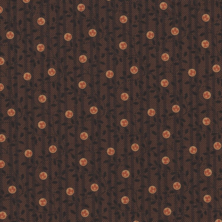 Andover Bridgeport bruin oker stip