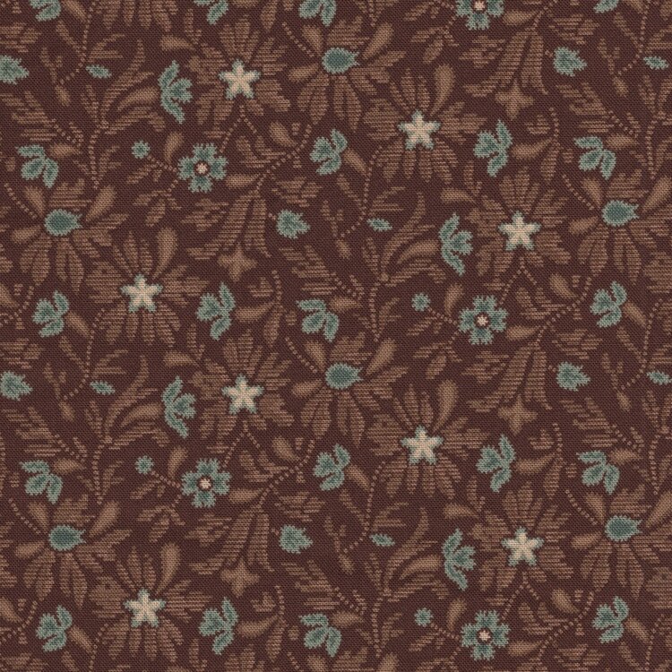 Andover Always and Forever bruin blauw bloem