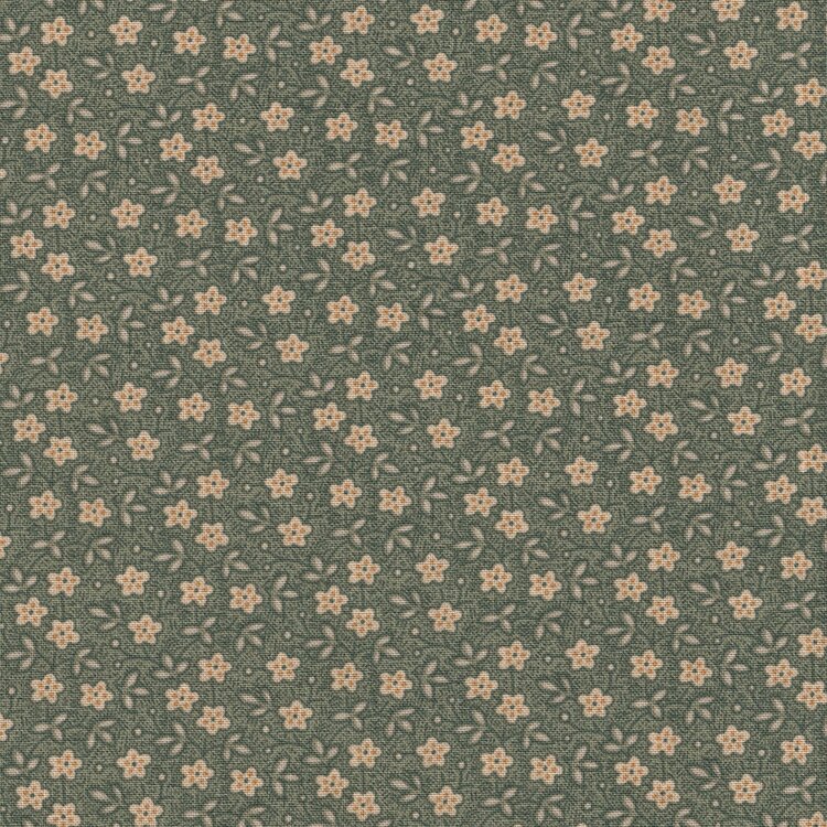 Andover Always and Forever groen ecru minibloemetje