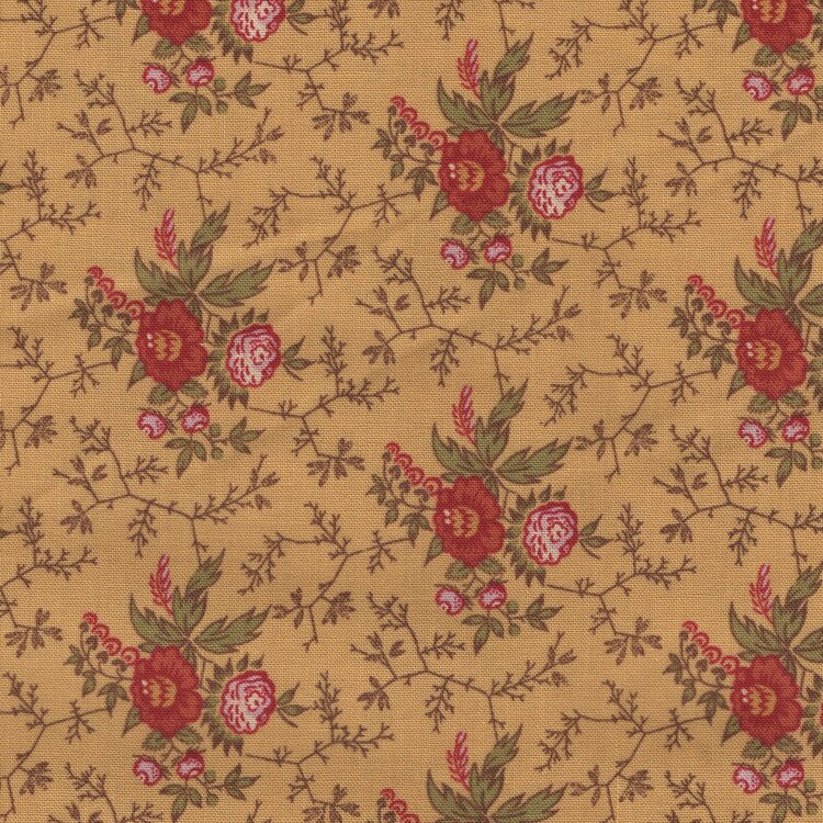 Andover Farmer's Daughter okergeel roze bloem