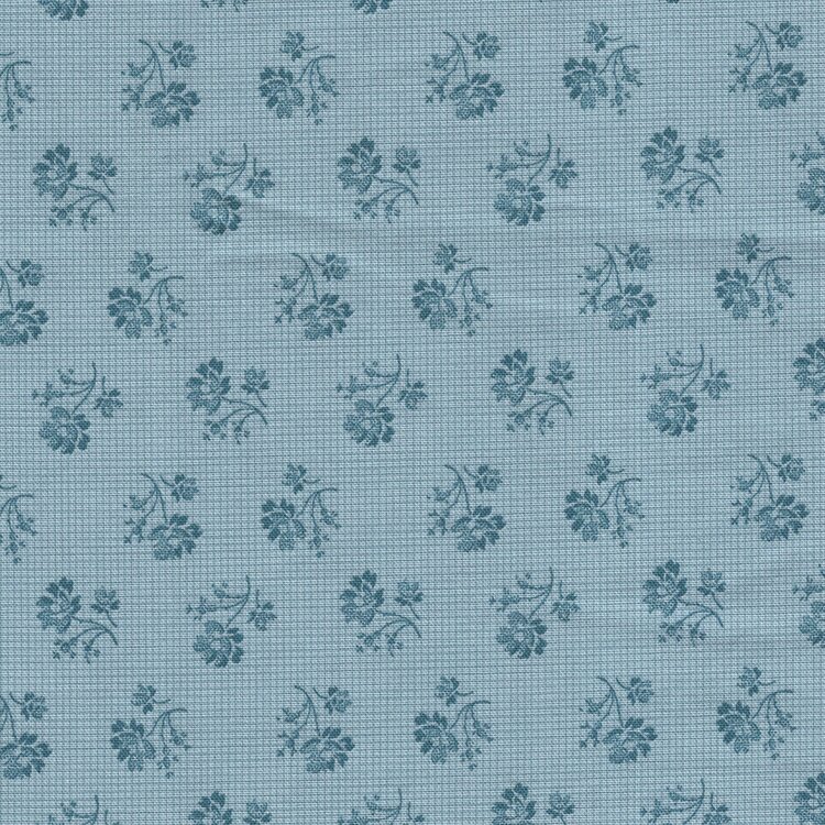 Andover Ayla blauw bloemetje