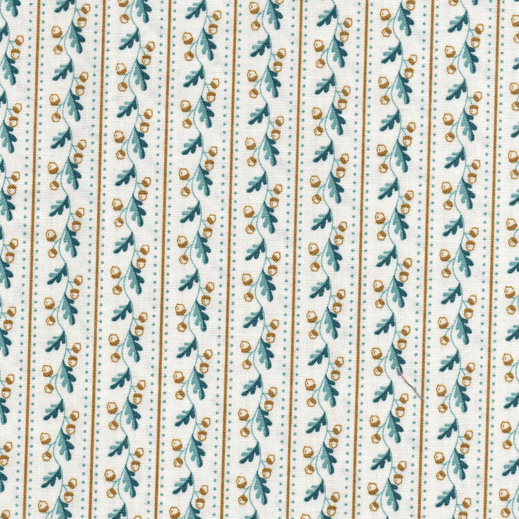 Andover Oakleigh ecru blauw streep met takje