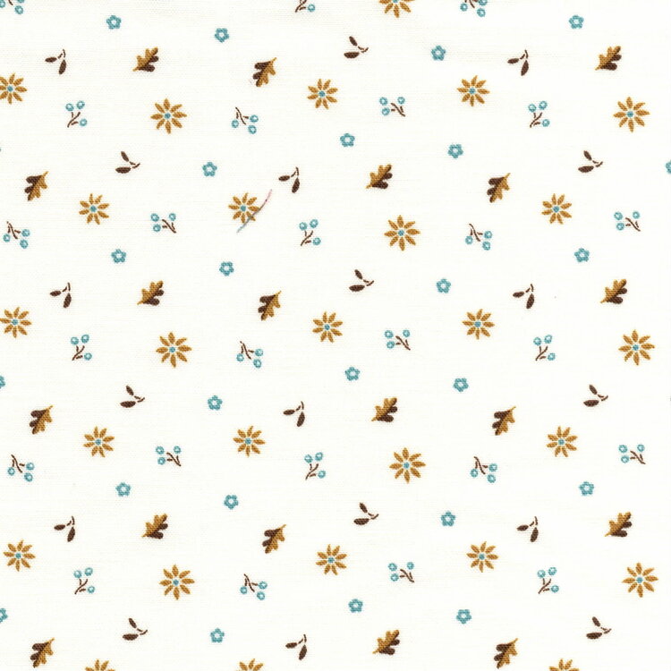 Andover Oakleigh ecru blauw en tan werkje