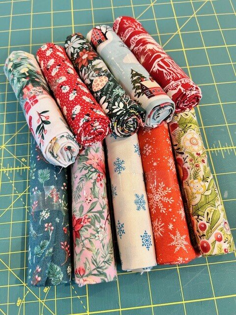 Fat Quarter pakket Kerst Kleur
