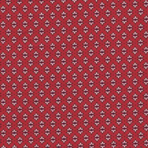 Marcus Fabrics Aunt Grace Sew Charming rood wit werkje