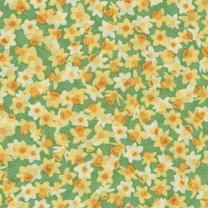 Makower Hello Spring groen narcissen