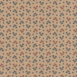 Andover Carolina ecru blauw werkje