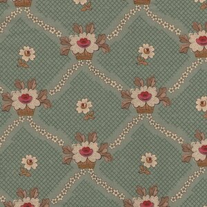 Andover Always and Forever groen ecru bloem