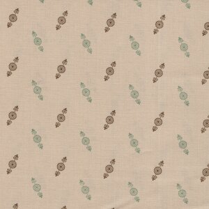 Andover Ayla ecru blauw en tan werkje