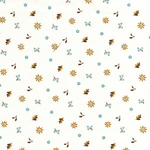 Andover Oakleigh ecru blauw en tan werkje