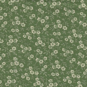 Marcus Fabrics Special Scraps groen bloemetje