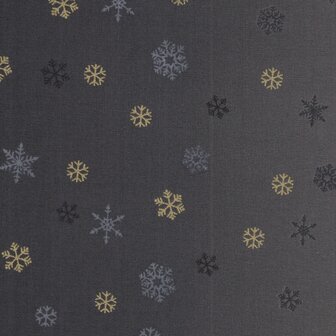 Makeower Christmas Ombre Snowflake grijs sterretjes