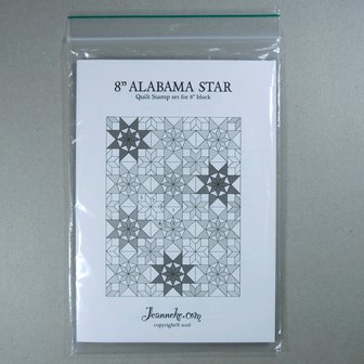 Stempelset Alabama Star 4 inch Jeanneke.com