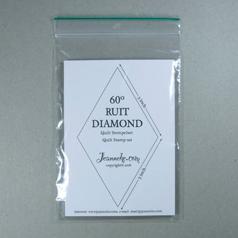 Stempel 60 Ruit Diamond 3 inch Jeanneke.com