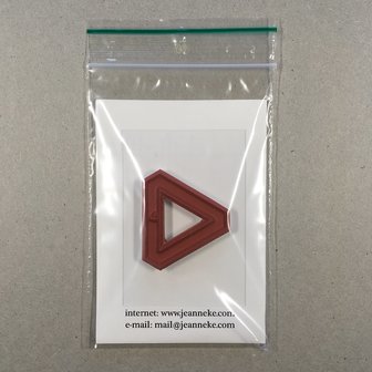 Stempel Gelijkzijdige driehoek 1 inch Jeanneke.com