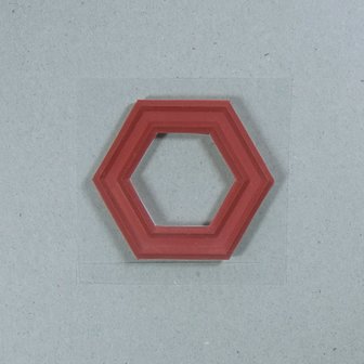 Stempel Hexagon 3/4 inch Jeanneke.com