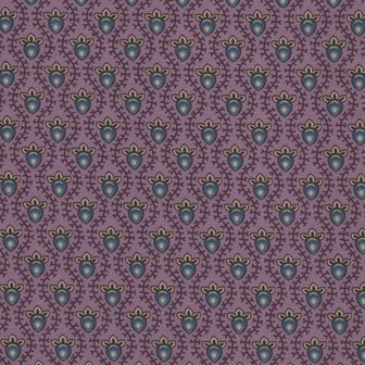 Marcus Fabrics Plumberry paars blauw werkje
