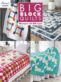 Boek: Big Block Quilts, Annie&#039;s quilting