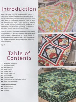 Boek: Big Block Quilts, Annie&#039;s quilting