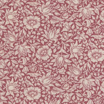 Free Spirit / Morris &amp; co. Orkney roze ecru bloem