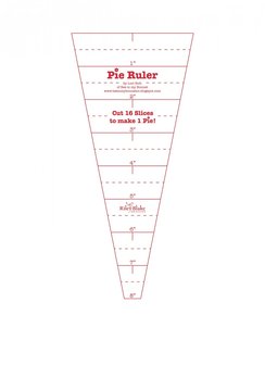 Lori Holt Pie Ruler, Dresden plate liniaal