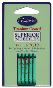 Superior Titanium-Coated Topstitch naalden maat #70/10