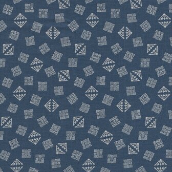 Marcus Fabrics Bountiful Blues blauw werkje