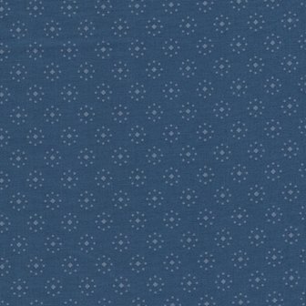 Marcus Fabrics Bountiful Blues blauw cirkel stipje