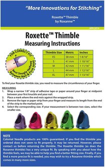 Roxette vingerhoed small rood