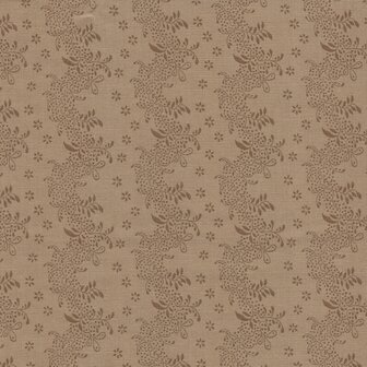 Marcus Fabrics Country Meadow tan golvend streepje