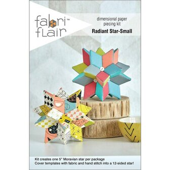 Fabri Flair Radiant Star-Small dimensional paper piecing kit