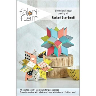 Fabri Flair Radiant Star-Large dimensional paper piecing kit