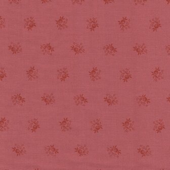 Marcus Fabrics ReproReds roze met roze werkje (double pink)