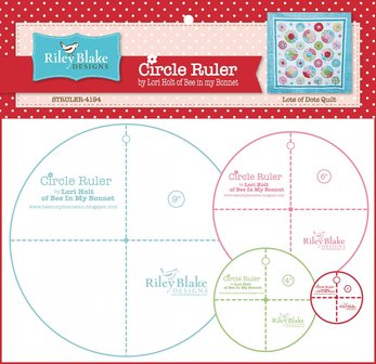 Lori Holt Circle Rulers linialen set