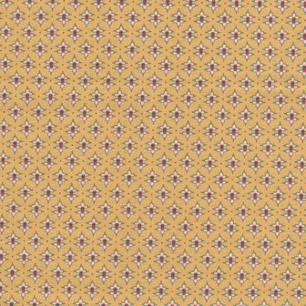 Marcus Fabrics Aunt Grace Sew Charming geel wit werkje
