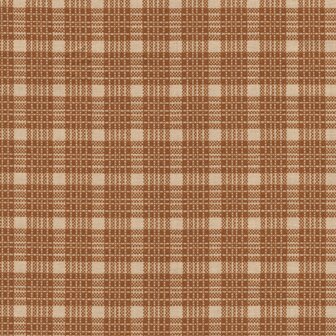 Windham Fabrics Gather cognac ruitje