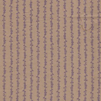 Windham Fabrics Gather tan lila streepje