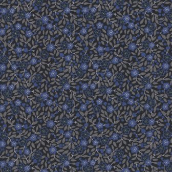 Windham Fabrics Gather blauw klein bloemetje