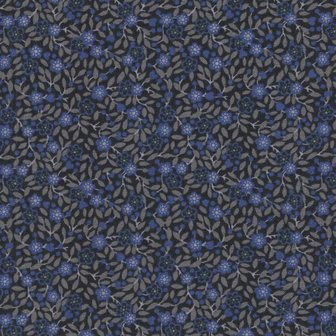 Windham Fabrics Gather blauw klein bloemetje