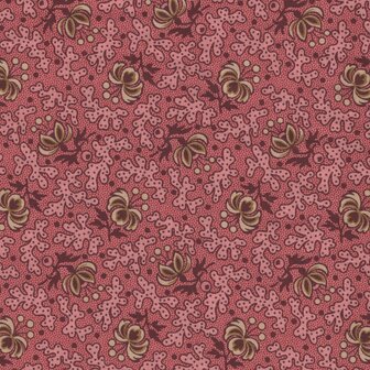 Marcus Fabrics A Return To Elegance roze ecru blad