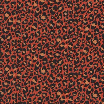 Andover/Makeower Jewel Tones oranje leopard