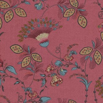 Henry Glass Fabrics Lille, roze antieke bloem