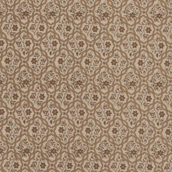 Andover Di Ford Oak Alley  ecru bruin trellis