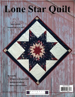 Lone star quilt, compleet pakket miniquilt