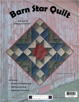 Barn Star Quilt, compleet pakket miniquilt