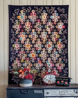 Boek: Floralies Quiltées et Brodées, Cécile Fanconie